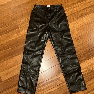 Wilfred Black Textured Pants